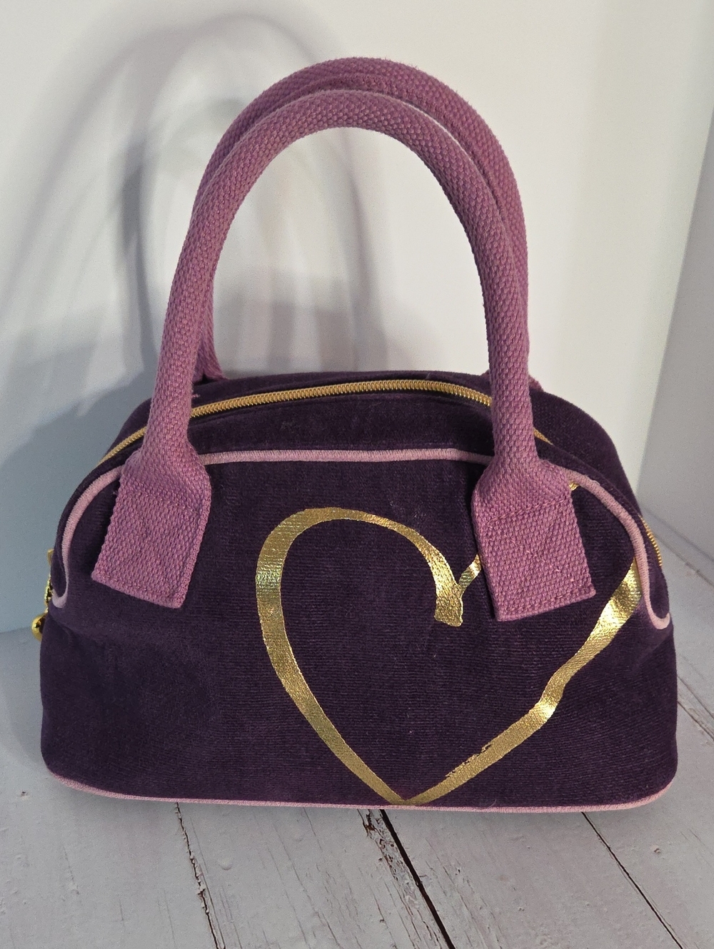 Victoria's Secret Y2K Velour Mini Bowler Bag